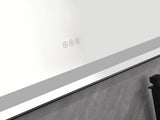 72 x6 Inch LED Bathroom Mirror with Aluminum Frame, Wall Mounted Vanity Mirror, Anti-Fog, Memory, W2287P279821