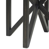 Modern simple coffee table, tempered coffee table solid wood base round transparent W1781127575