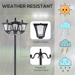 ZUN Outdoor Lamp /Street Light /Solar Powered Lamp -AS （Prohibited by WalMart） 70644720