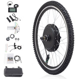 ZUN 26in 1000W Rear Drive With Tires Bicycle Modification Parts Black 19194660