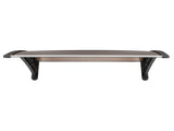 40*38in Household Application Door & Window Rain Cover Eaves Brown Board & Black 26223721