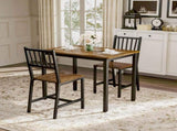 Dining Table Set, Bar Table with 2 Dining chairs, Table Counter with Chairs, Industrial for 32736707
