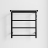 Heated Towel Rack with Top Shelf, 3-Bar Towel Wall Mounted Warmer for Bathroom with Intelligent 32869140