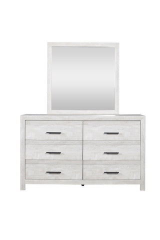 ZUN Modern Style 6-Drawer Dresser Made with Wood in Natural B009P152650