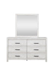 ZUN Modern Style 6-Drawer Dresser Made with Wood in Gray B009P152650