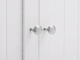 Double Doors Bathroom Cabinet White 37641969