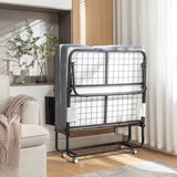 Folding Bed with Mattress, SPortable Foldable Bed with Storage Cover, SRollaway Bed for Adults with W1422140107