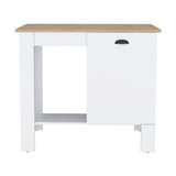 Kitchen island Shoproni, One Drawer, White Finish B092123303
