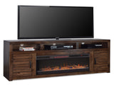 78 inch Electric Fireplace TV Stand Console for TVs up to 95 inches, Minimal Assembly, Whiskey B108P160236