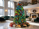 7.5ft Smart RGB Pencil Christmas Tree, 380 LED Lights with APP & Remote Control, 16M Colors Music 72296890