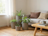 Round Strata Column Planter MD - Grey Brown B2755P462158