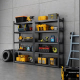 72"H 5 Tier Metal Shelves for Storage Shelving 2000LBS Heavy Duty Storage Shelves Adjustable 45922035