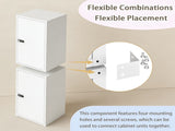 34.6"H Metal Locker Storage Cabinet with Lock, Small Lockable Employees Locker with Adjustable Shelf 09435312
