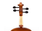 4/4 Solid Wood EQ Violin Case Bow Violin Strings Shoulder Rest Electronic 22611277