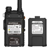 BAOFENG Radio Portable Walkie Talkie UV-5R, Handheld Ham Radio Long Range High Power, Rechargeable 44422884