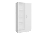 Flovilla Multistorage Cabinet with Shelves And Door for Storage, White B097P474299