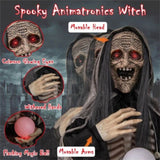 6 feet of Halloween decorations for witches with orbs 83307791