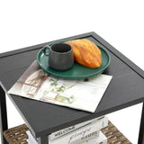 3pcs rocking rattan set wholesale leisure chair outdoor rattan rocking chair set grey W640134153