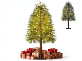 6ft Pre-Lit Cypress Style Christmas Tree 190 Color Changing LED 11 Modes Artificial Xmas Tree for 54305970