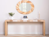Modern Console, 62" Long Entryway with Chevron Patterned Top, Manufactured Wood Sofa W2729P356958