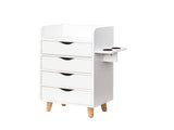 4 -Layer Salon Storage Cabinet,Beauty Barber Salon Styling Organizer Equipment,Hair Stylist W331P248070