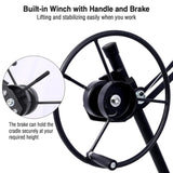 Drywall Lift 11FT, Drywall Lifter Panel Jack, 150LBS Heavy Duty Sheetrock Hoist with 360&deg Adjustable W2069P293026