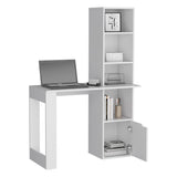 Iowa Computer Desk with 1-Cabinet and 4-Tier Bookcase B200P188863