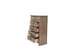 ZUN Natural Finish Striking Wooden 1pc Chest Of Drawers Storage Bedroom Furniture Rustic Gray Oak / B011P193967