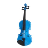 New 4/4 Acoustic Violin Case Bow Rosin Dark Blue 05020187