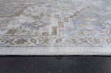 Eno Medora Blue, Ivory and Beige Viscose Area Rug B055P315655
