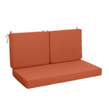 Outdoor Loveseat Cushion Set 48X24X4.5inch Deep Seat Cushions for Patio Furniture, Waterproof W419P290494