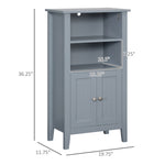 ZUN Bathroom Storage Cabinet-Dark Grey （Prohibited by WalMart） 59604507