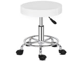 Round Stool Ha Ha Feet Rotation Bar Stool White 90445304