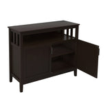 Kitchen Storage Sideboard And Buffet Server Cabinet-Brown Color W28209564