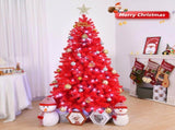 7 FT Pre-lit Artificial Christmas Tree, Hinged Xmas Pine Tree with 1100 Branch Tips, 400 Lights for 22830648