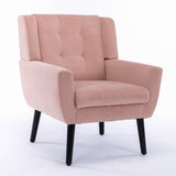 Modern Soft Velvet Material Ergonomics Accent Chair Living Room Chair Bedroom Chair Home Chair With W676P313965