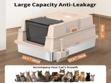 STAINLESS STEEL CAT LITTER BOX BIG SIZE W1612P461521