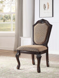Chateau De Ville Fabric & Espresso Finish Side Chair B2726P303771
