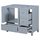 ZUN [Cabinet Only] 36" Bathroom Vanity-Grey Blue WF307083AAE