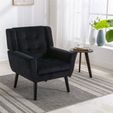 Modern Soft Velvet Material Ergonomics Accent Chair Living Room Chair Bedroom Chair Home Chair With W67639363