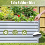 ZUN 8x4x2 ft Galvanized Raised Garden Bed, Outdoor Planter Garden Boxes Large Metal Planter Box for W1859P198002