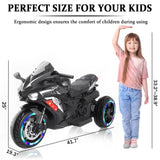 Motorcycle for Kids, 12V Electric Ride On Motorcycle for Brithday Gifts, Kids Motorcycle with LED 03450809