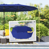 Outdoor beach umbrella/Double-Sided Sun Umbrella 19710224