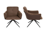 360&deg Swivel Home Office Desk Chairs Set of 2,Dining Chairs Arm, Upholstered Bedroom Chairs W757P304241