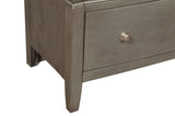 Transitional Style Gray Finish 1pc Desser Storage Drawers Ball Bearing Glides Wooden Furniture B011134291