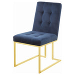 ZUN Tufted Back Upholstered Dining Chair B062P153698