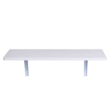 ZUN Folding Wall-mounted Desk White 81391080