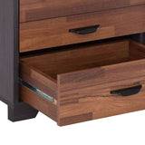 Eloy Walnut & Espresso Finish Accent Table B2726P271346