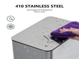 10L/2.6 Gallon Rectangular Step Trash Can Stainless Steel with Removable Inner 32092911