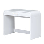 ZUN 39" Makeup Vanity Table with Mirror Touch Screen Lighted Mirror, Dressing Table with Drawer for 20663310